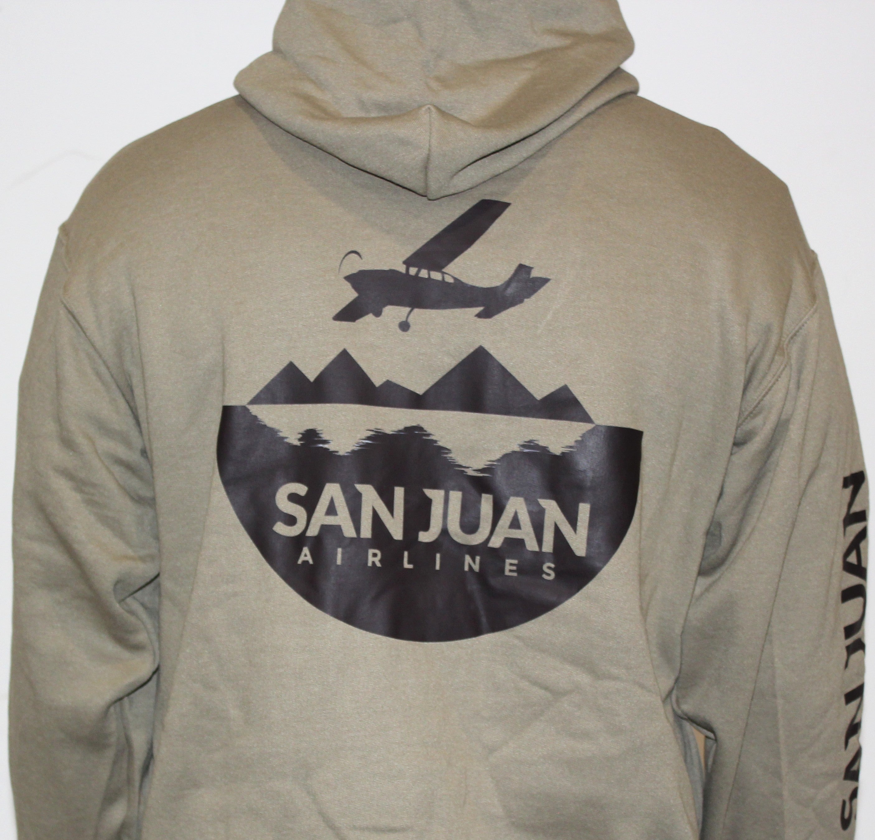 San Juan Airlines “Mountain Flight” Hoodie - Coyote Brown