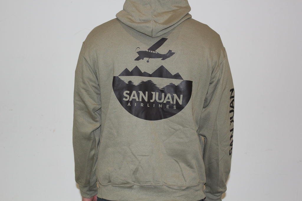 San Juan Airlines “Mountain Flight” Hoodie - Coyote Brown