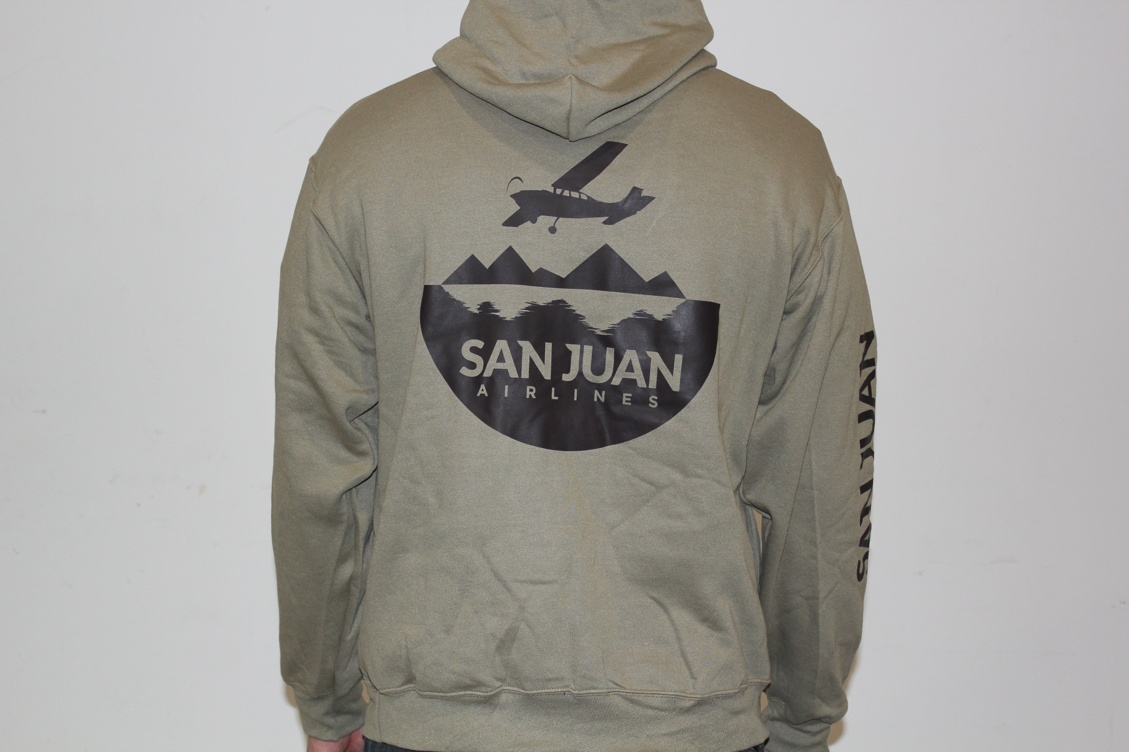 San Juan Airlines “Mountain Flight” Hoodie - Coyote Brown
