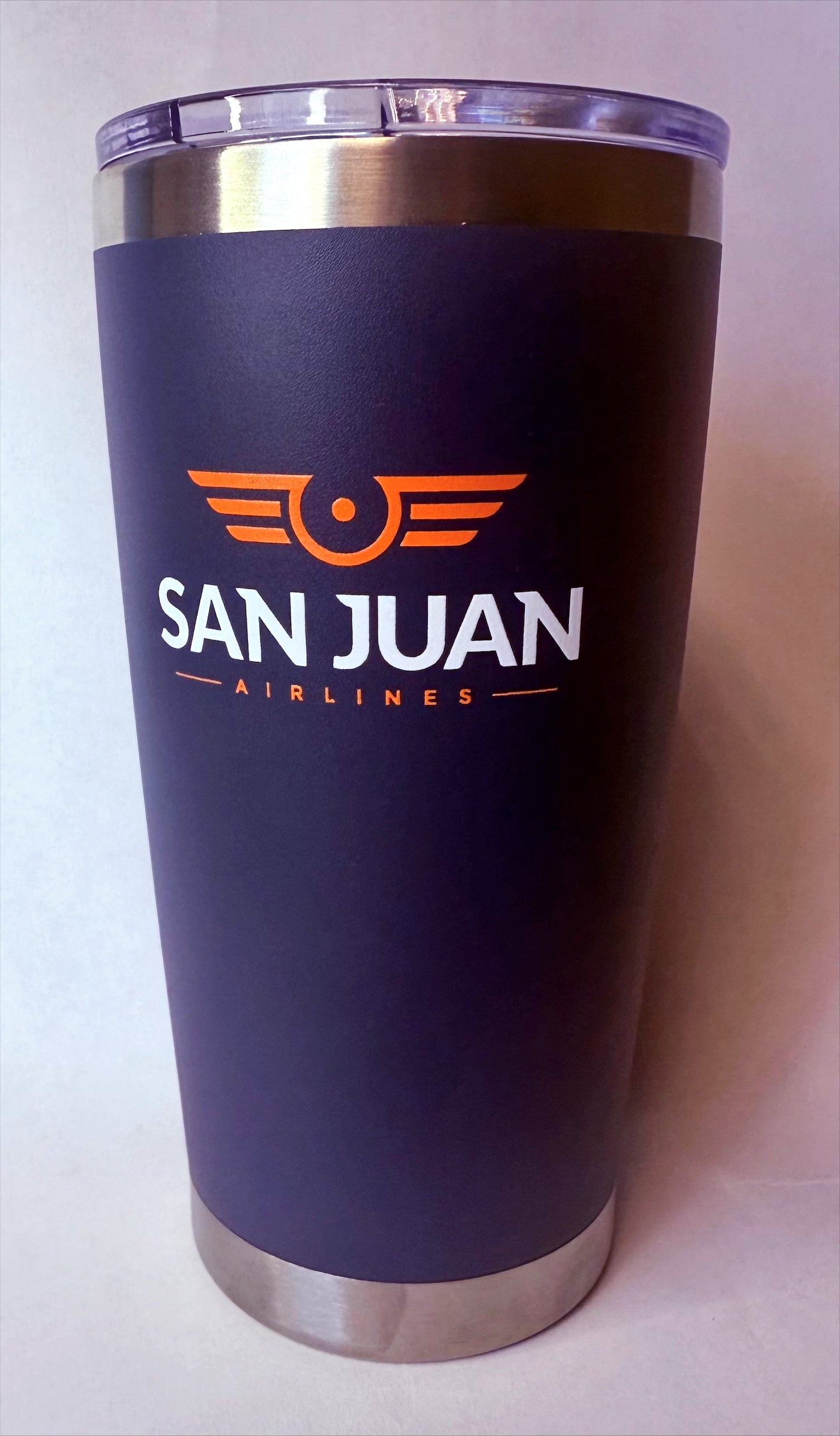 San Juan Airlines Stainless Travel Tumbler