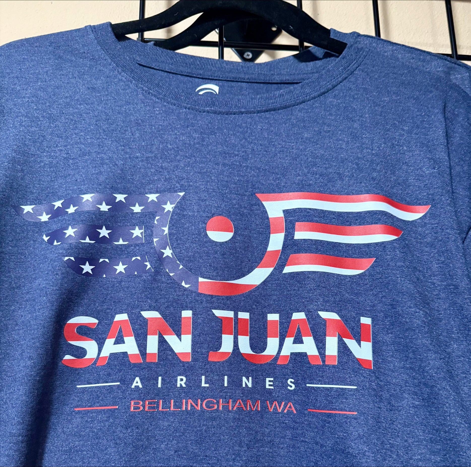 SJA - Light Grey T-Shirt with Flag Colors