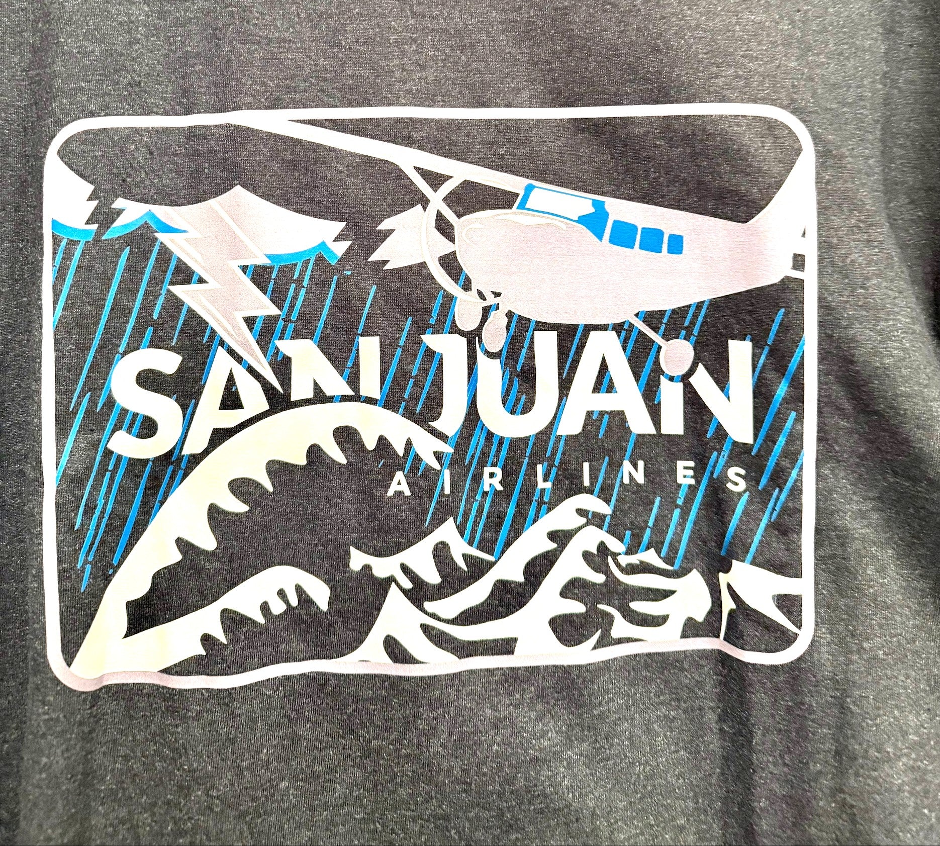 San Juan Airlines “Storm Flight” T-Shirt - Large